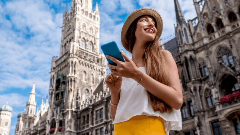 woman traveling