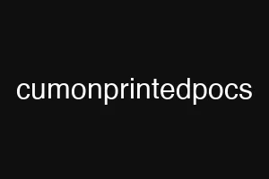 cumonprintedpocs