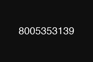 8005353139