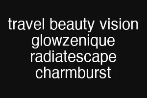travel beauty vision glowzenique radiatescape charmburst